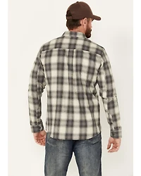 Brothers and Sons Men's Stewart Everyday Plaid Print Long Sleeve Button Down Flannel Shirt