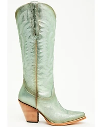 Corral Women's Metallic Tall Western Boots - Snip Toe