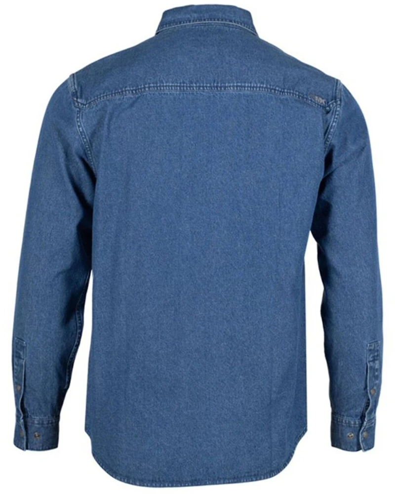 Mountain Khakis Men's Austin Medium Wash Long Sleeve Snap Denim Shirt