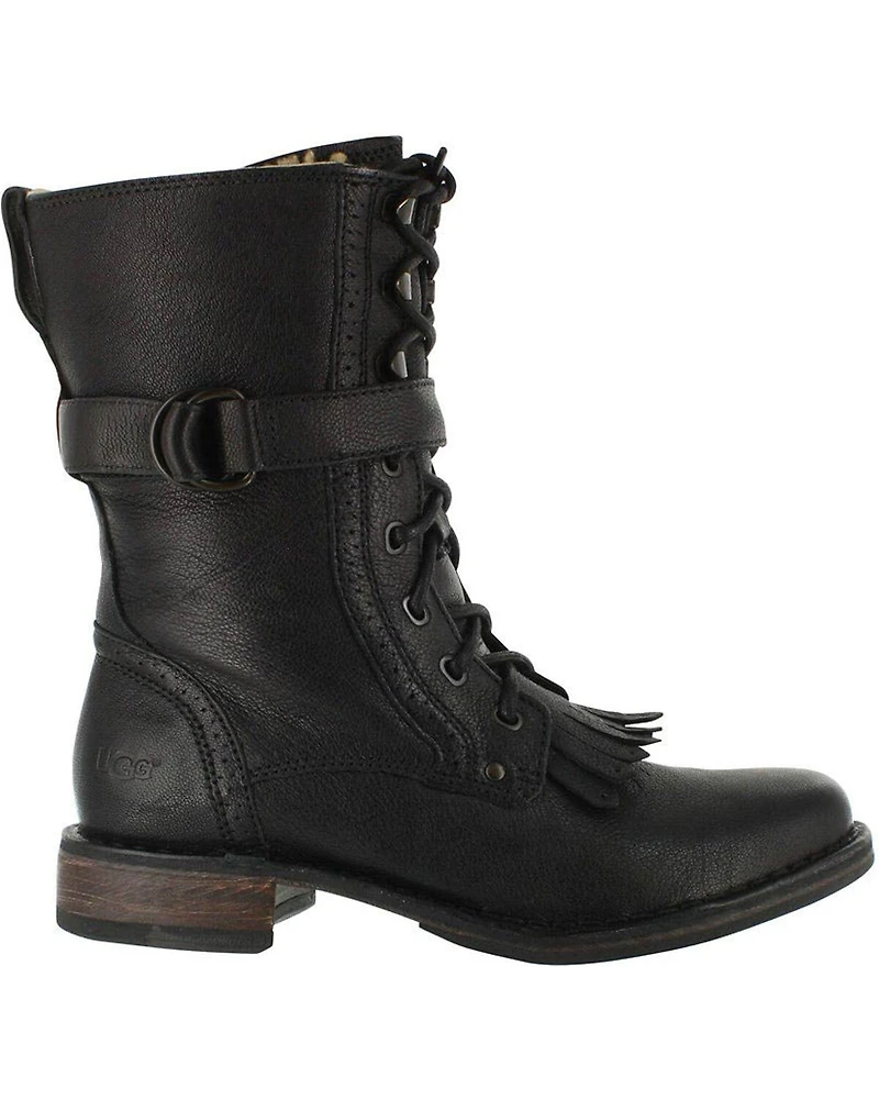 UGG Women's Jenna Military Boots - Round Toe