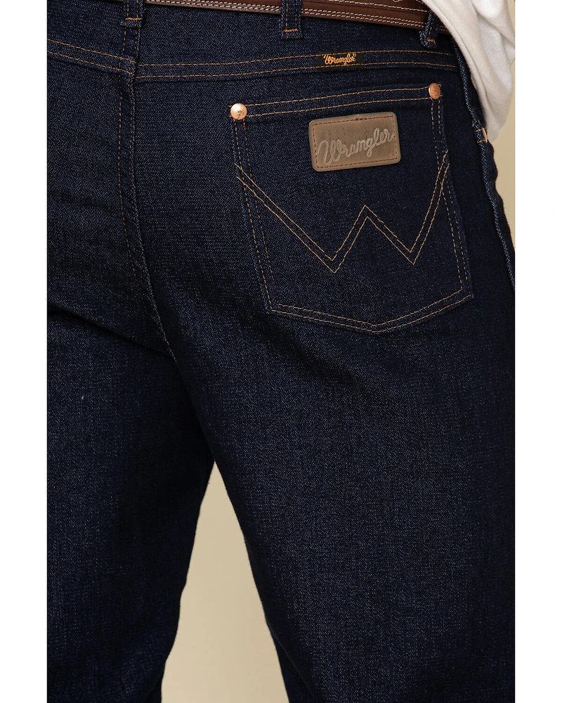 Wrangler Men's Active Flex Prewashed Indigo Slim Cowboy Cut Jeans - Big
