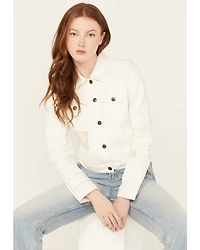 Cleo + Wolf Women's Patched Trucker Jacket