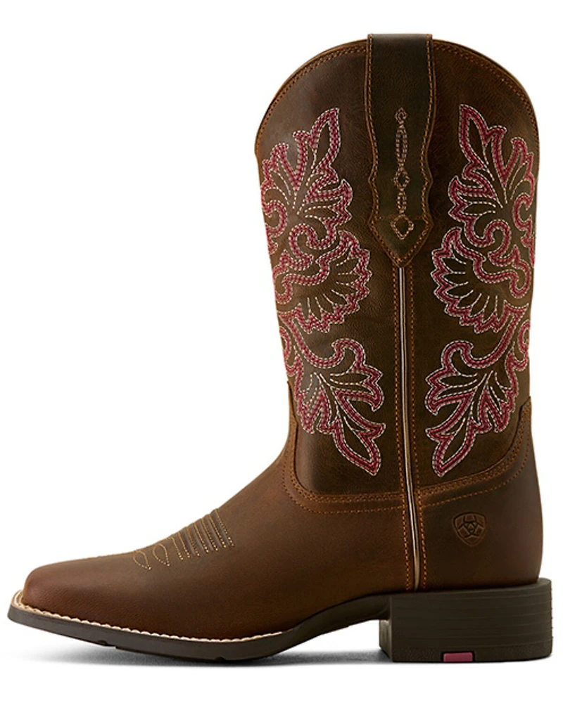 Ariat Women's Round Up StretchFit Western Boots - Broad Square Toe