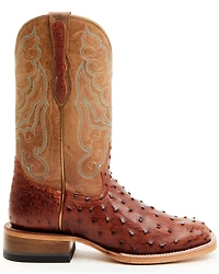 Shyanne Women's Brandie Exotic Ostrich Western Boots - Broad Square Toe