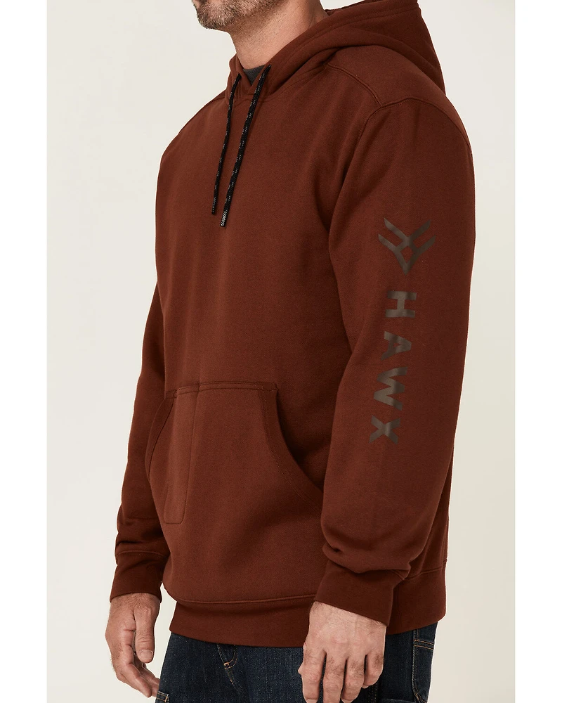 Hawx Men's Primo Logo Graphic Fleece Hooded Work Sweatshirt