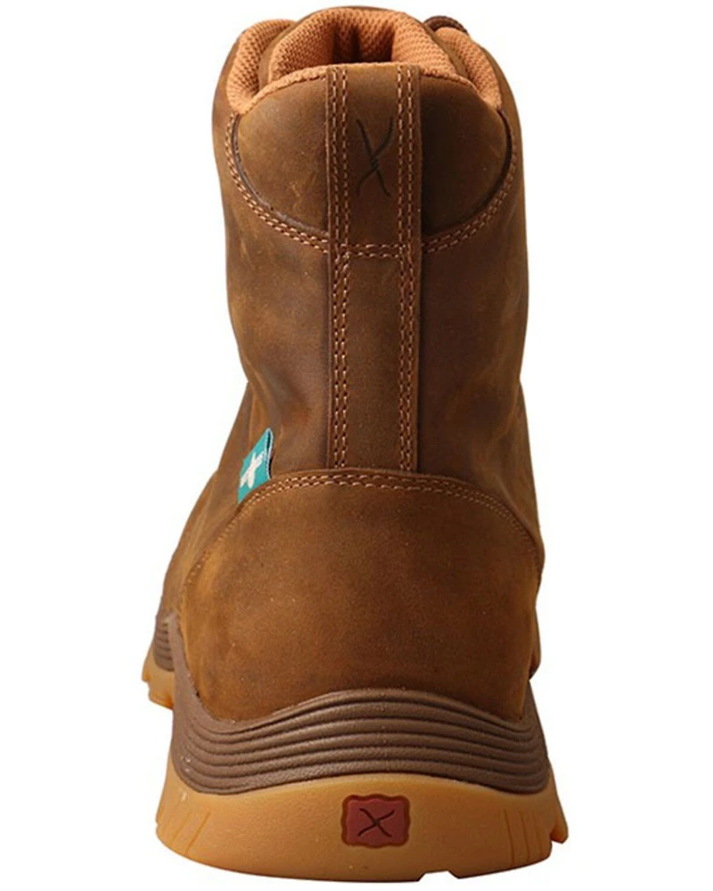 Twisted X Men's Oblique Lace-Up Work Boots - Nano Composite Toe