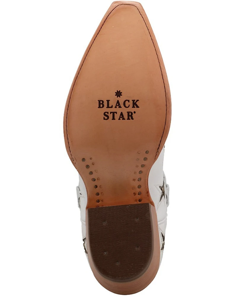 Black Star Women's Marfa Inlay Studded Western Boots - Snip Toe