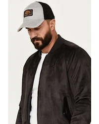 Moonshine Spirit Men's Faux Suede Bomber Jacket