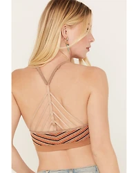Fornia Women's Stripe Halter Bralette