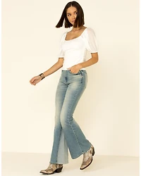 Lee Women's Betty Panel Flare Jeans