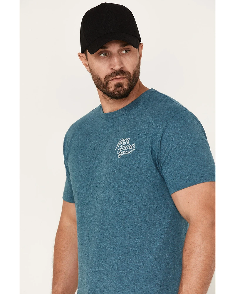 Moonshine Spirit Men's Freedom Proof Short Sleeve Graphic T-Shirt