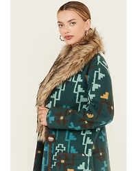 Tasha Polizzi Women's Southwestern Print Blanket Jullian Jacket