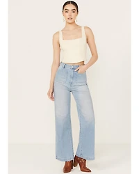 Rolla's Women's Light Wash High Rise Sailor Jeans