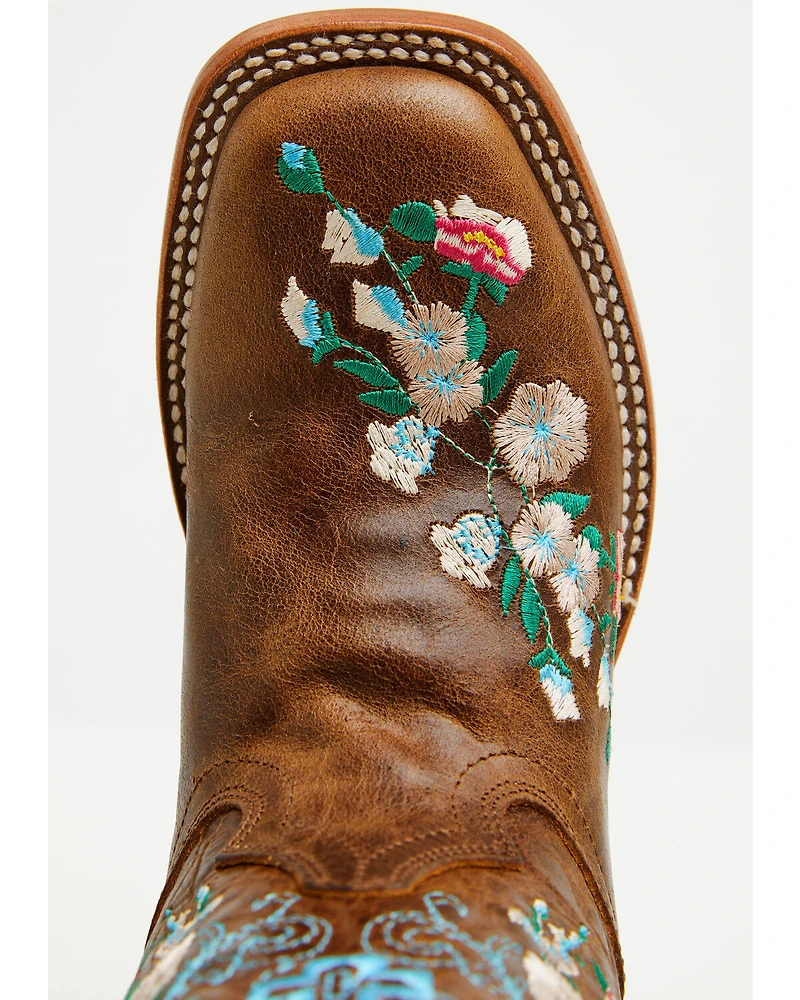 Macie Bean Little Girls' Honey Bunch Western Boots - Square Toe