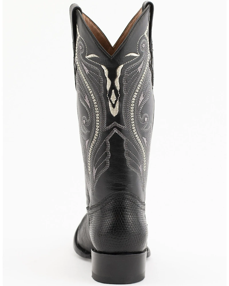 Ferrini Men's Exotic Teju Lizard Western Boots - Round Toe