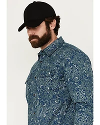 Cody James Men's FR Printed Lightweight Long Sleeve Snap Western Work Shirt