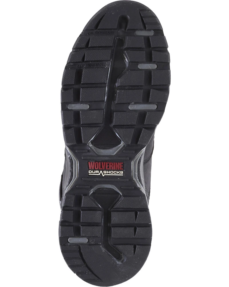 Wolverine Men's Black Legend Durashocks CarbonMax 6" Work Boots - Safety Toe