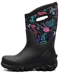 Bogs Girls' Classic Seamless Cosmic Forest Rubber Boots