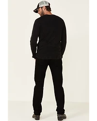 Levi's Men's 501 Black Original Fit Stretch Straight Jeans