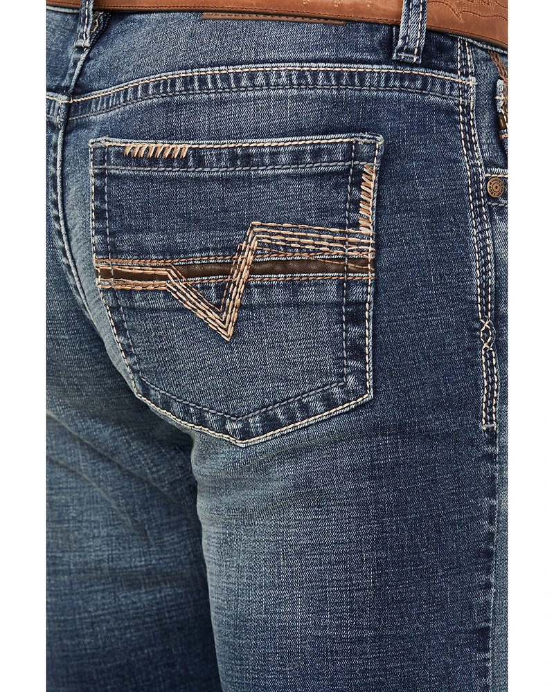 Cody James Men's Sundance Wash Jackson Slim Straight Stretch Denim Jeans