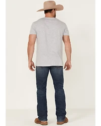 Moonshine Spirit Men's Corral Dust Wash Decker Slim Straight Stretch Denim Jeans