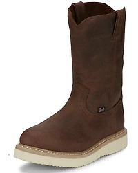 Justin Men's Ram Pull-On Work Boots - Soft Toe
