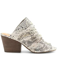 Golo Shoes Women's Landon Snake Print Open Toe Mule