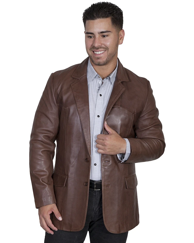 Scully Lamb Leather Blazer - Big