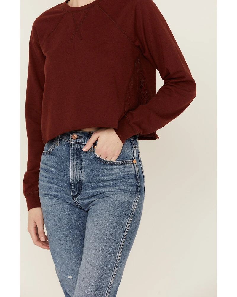 Shyanne Women's Cropped Terry Sweatshirt