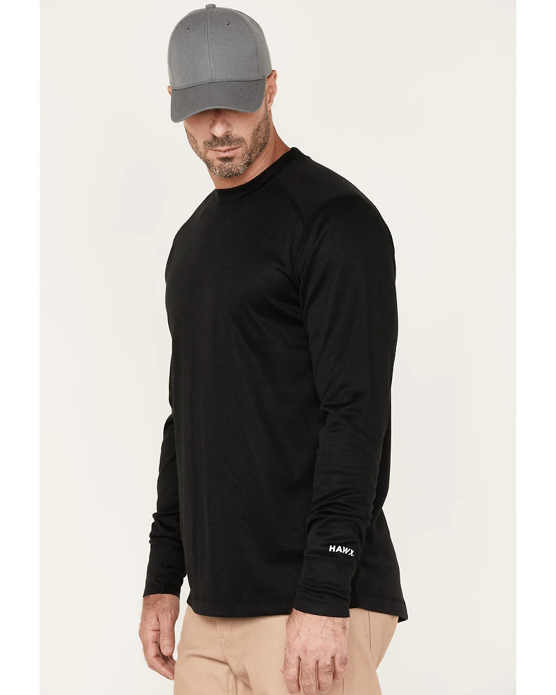 Hawx Men's Midweight Baselayer Crew Thermal Work Shirt