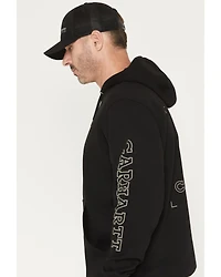 Carhartt Men's Loose Fit Midweight Camo Graphic Hooded Sweatshirt