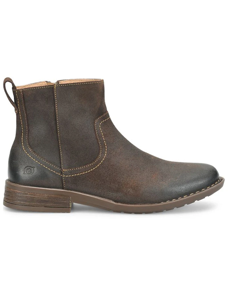 Born Men's Reed Ankle Boots - Round Toe