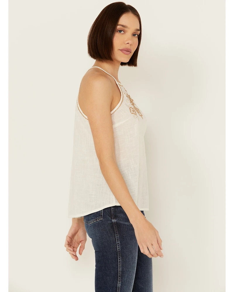 Shyanne Women's Embellished Halter Tank