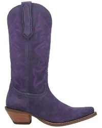 Dingo Women's Out West Suede Western Boots - Round Toe