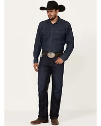 Cinch Men's White Label Dark Wash Relaxed Straight Rigid Denim Jeans