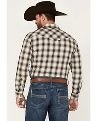 Pendleton Men's Frontier Dobby Ombre Plaid Snap Western Shirt