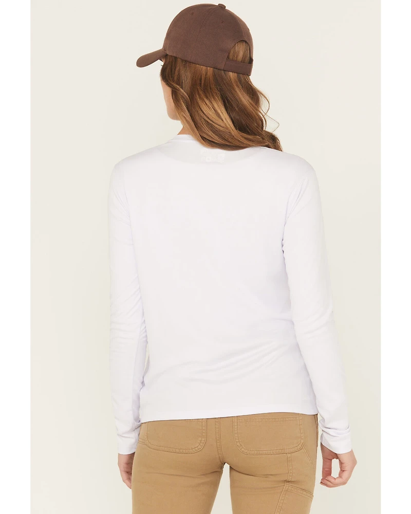 Carhartt Women's Force Sun Defender™ Relaxed Fit Lightweight Long Sleeve Graphic Work Tee