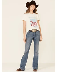 Wrangler Women's Texas Logo Bucking Graphic Short Sleeve Tee