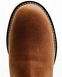 Hawx Men's Crazy Horse Wedge Chelsea Work Boots - Soft Toe