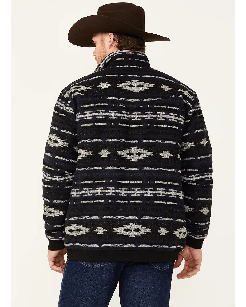 Outback Trading Co Men's Southwestern Print Bomber Jacket