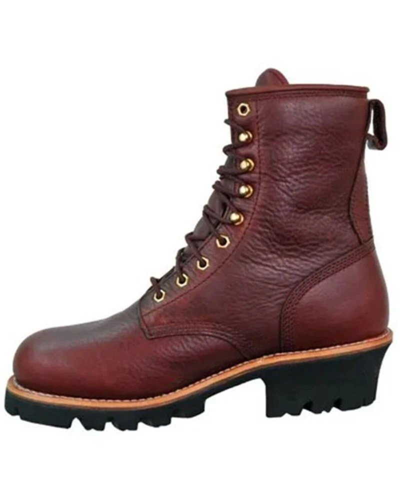 Chippewa Men's Waterproof Insulated 8" Logger Boots - Steel Toe