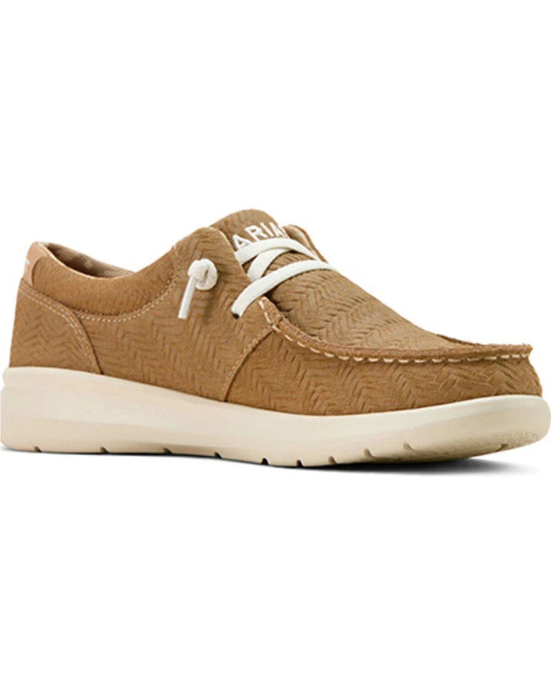 Ariat Women's Hilo Embossed Casual Shoes - Moc Toe