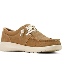 Ariat Women's Hilo Embossed Casual Shoes - Moc Toe