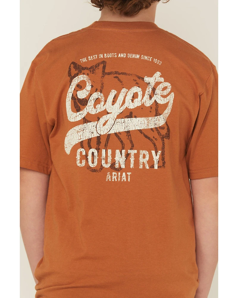 Ariat Boys' Coyote Short Sleeve Graphic T-Shirt