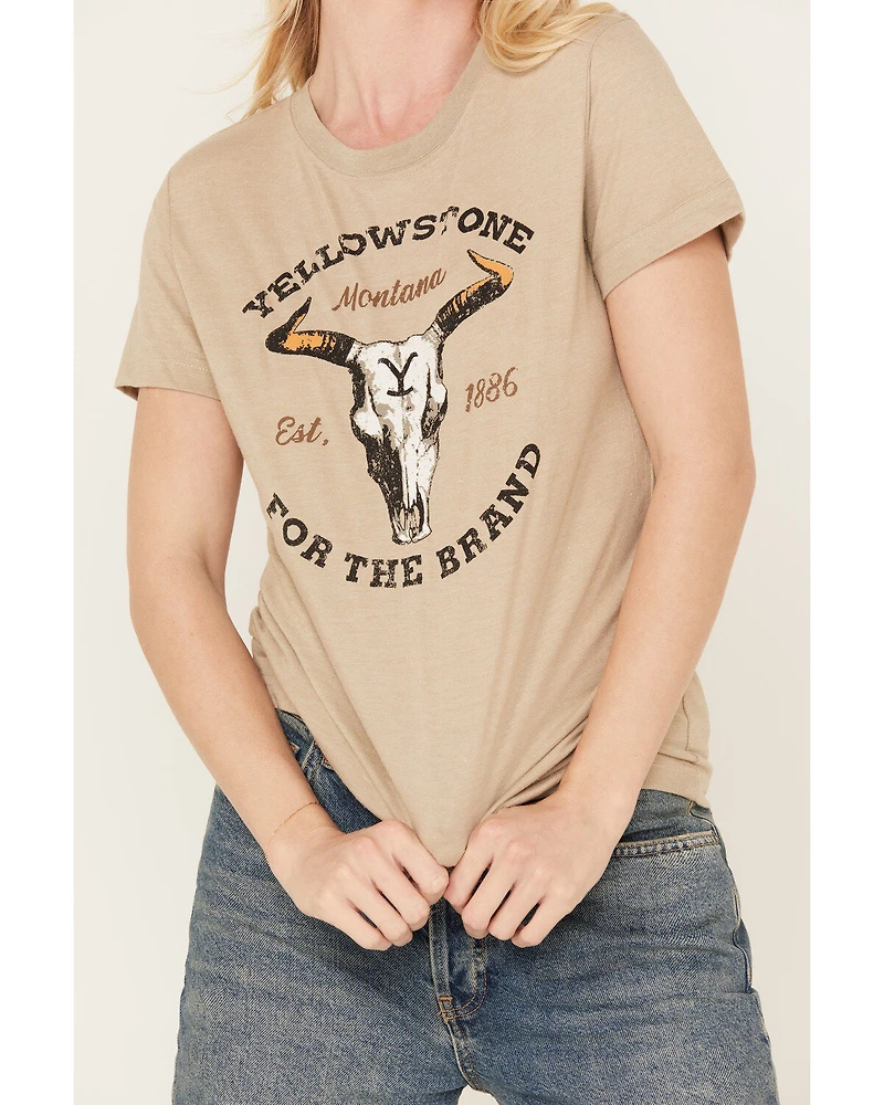 Paramount Network's Yellowstone Women's Dutton Ranch Short Sleeve Graphic Tee