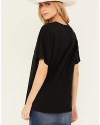 Rock & Roll Denim Women's Rhinestone Short Sleeve Graphic Tee