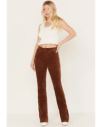 7 For All Mankind Women's High Rise Velvet Lisha Bootcut Jeans