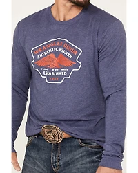 Wrangler Men's Authentic Western Denim And Eagle Long Sleeve Graphic T-Shirt