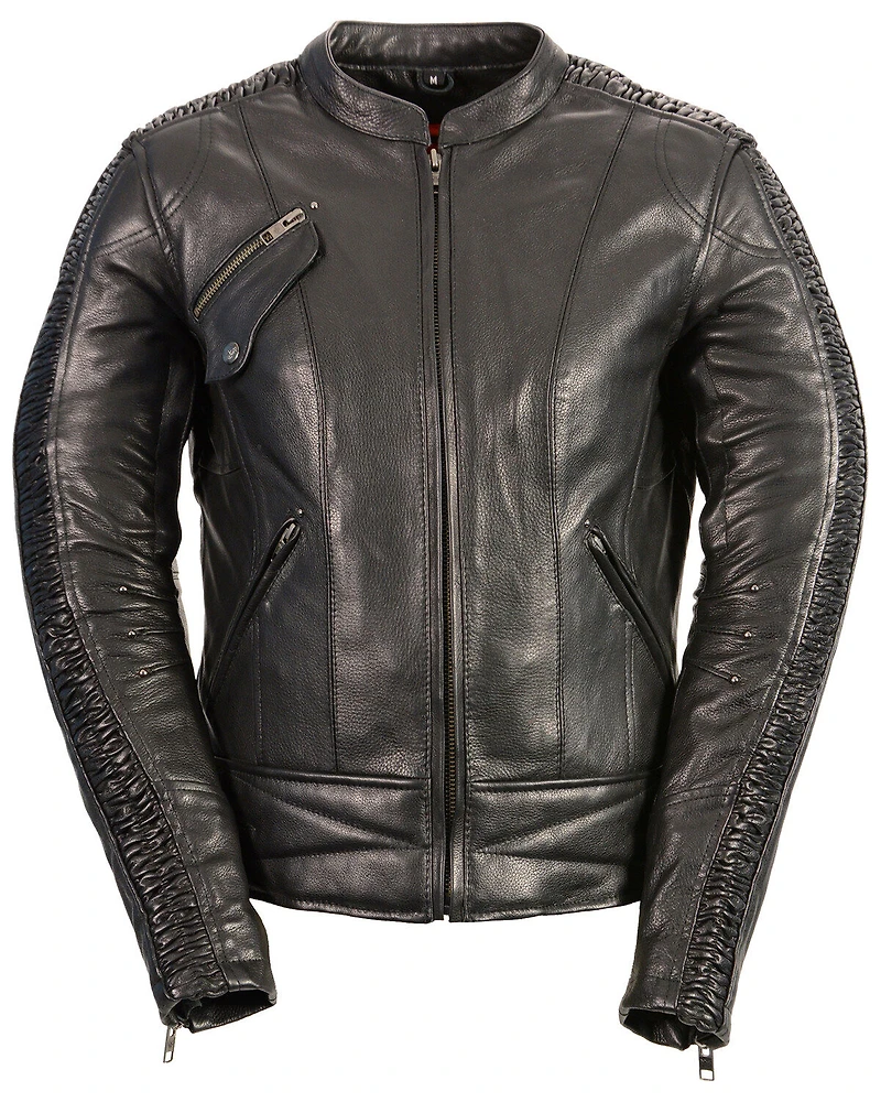 Milwaukee Leather Women's Concealed Carry Embroidered Phoenix Jacket