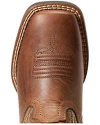 Ariat Boys' Amos Easy Fit Western Boot - Broad Square Toe